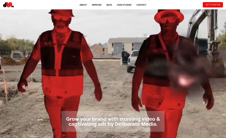 Deliberate Media Inc: This is our website. We produced all the content and designed it our self to best showcase our abilities. Our favorite part, our scrolling clients list which includes some of our favorites to help them rank better on Google Search.