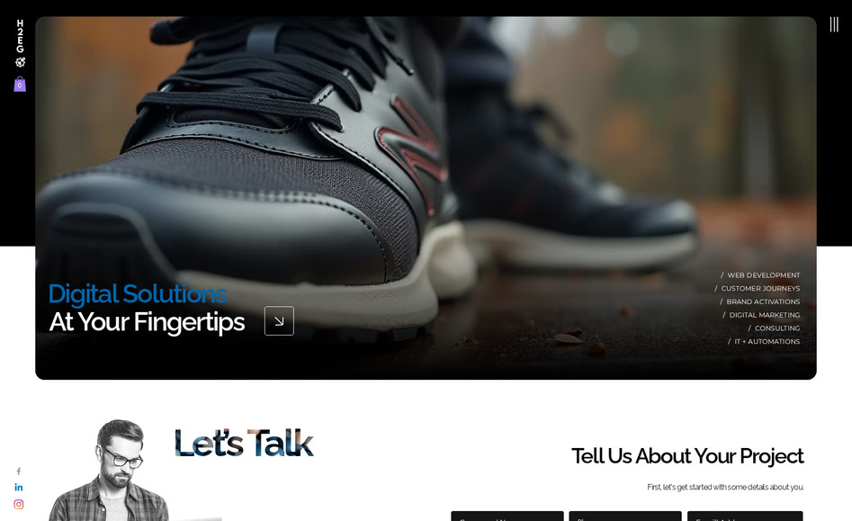 H2EG Solutions | Digital Marketing: One of our most successful designs would be our own!  We stepped up our customer experience and service offerings to showcase our capabilities to all who inquire about partnering with H2EG Solutions