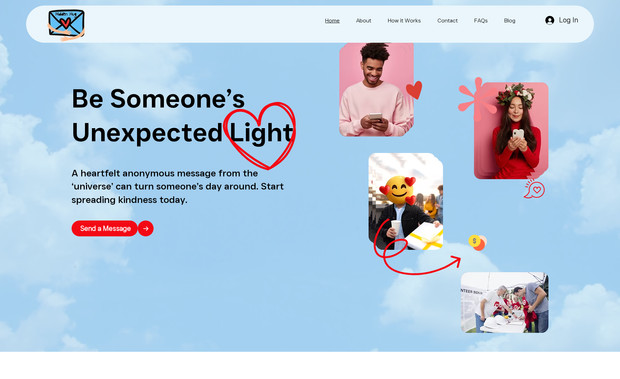 Hidden Hug: Custom Web Application For Sending Hidden Hugs and Gift Cards. Unique concept.