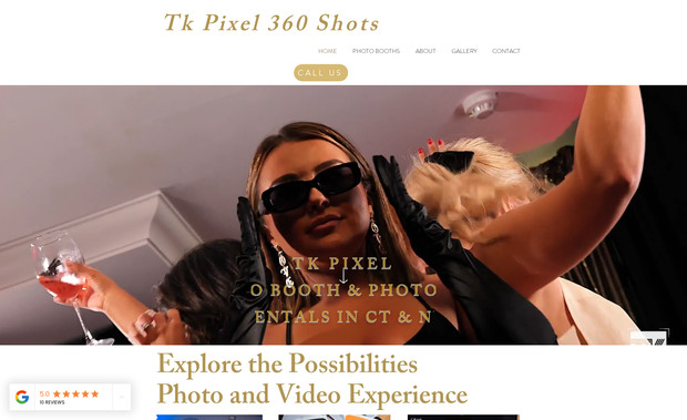 Tk Pixel: Fully Designed by Santos Torres Inc. We also completed all SEO writing and designed the logo.
