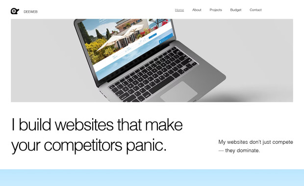 DEE WEB: Check Out Our Work & Decide for Yourself!

We craft modern, responsive, and high-performing websites that leave a lasting impression. See our past projects and discover how we can bring your vision to life!

🚀 Custom Design | SEO-Optimized | Mobile-Friendly