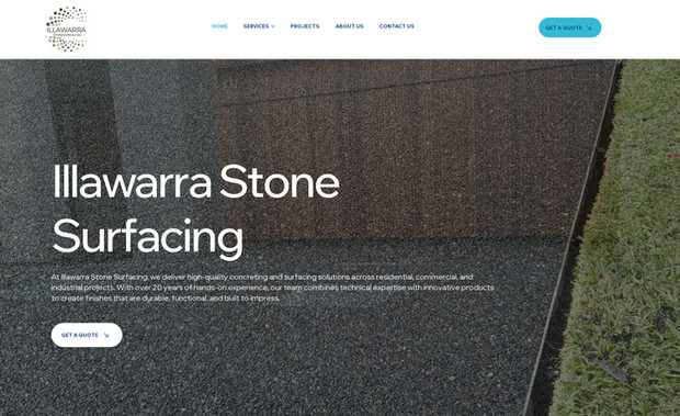 IllawarraStoneSurfacing: Web Launch - Develop a bespoke, high-conversion website for Illawarra Stone Surfacing. This includes a ground-up design concept tailored to the local market, full SEO-optimised copywriting to capture local search traffic, and a curated digital gallery using client-supplied project imagery.