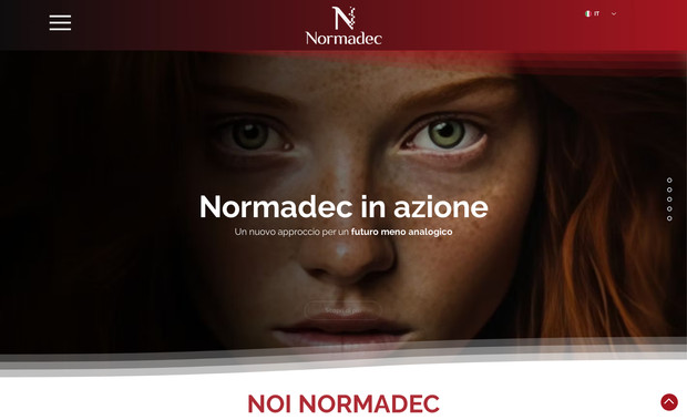 Normadec: Creazione nuovo sito