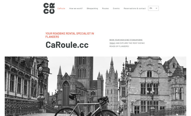 CaRoule.cc: Highend titanium roadbike rental from Ghent, Belgium!