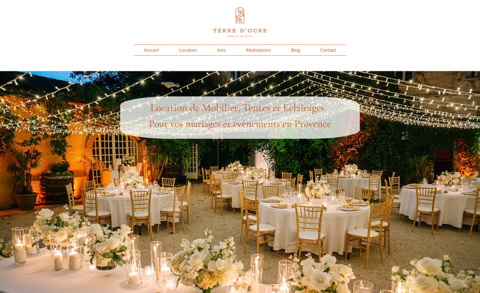 Terre d'Ocre: Création web, charte graphique, référencement SEO