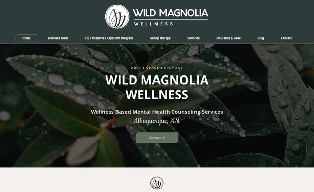 Wild Magnolia Wellness: Website Redesign