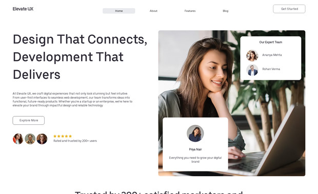 Elevate UX: undefined