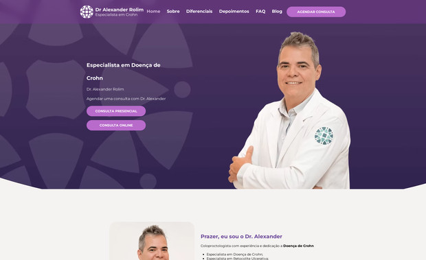 Dr Alexander: medico e pesquisador