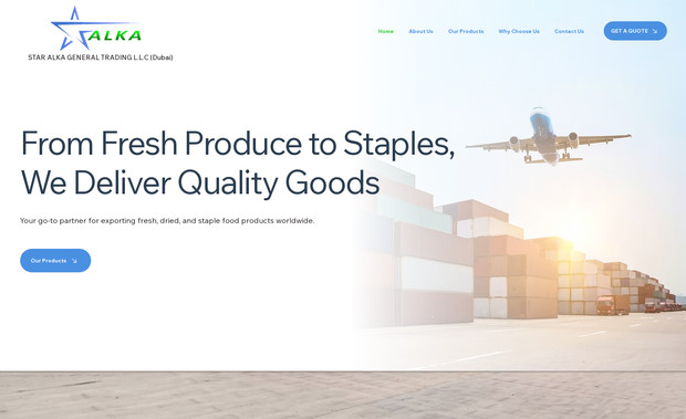 STAR ALKA : Project Name: STAR ALKA – Informational Website for Industrial Solutions
Client Industry: Industrial Equipment & Solutions
Location: India
Project Type: Informational Website

Project Description:
We created a clean, informative, and easy-to-navigate website for STAR ALKA, a company specializing in industrial and technical solutions. The goal was to present the company’s expertise, services, and contact information in a professional format that builds trust and credibility among B2B visitors.

Key Features:

Service Pages – Clearly structured pages highlighting key offerings and areas of specialization.

About & Mission Sections – Emphasized the brand’s values, history, and industrial commitment.

Contact Page with Map Integration – Made it simple for visitors to get in touch or find the office location.

Responsive Design – Ensured the site functions seamlessly on all devices.

SEO-Optimized Content – Structured content to enhance visibility for relevant industrial search queries.

Result:
A professional and informative online presence that communicates STAR ALKA’s industrial capabilities while making it easy for prospective clients to connect.

