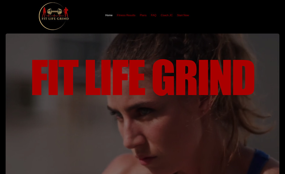 Fit Life Grind: Built site and helped the client launch! 