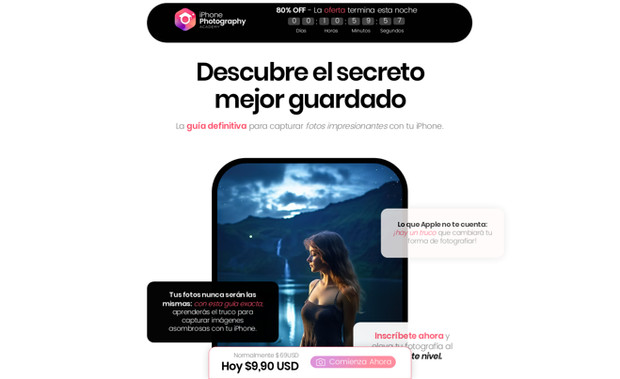 Iphone Photo Academy: Landing Page
