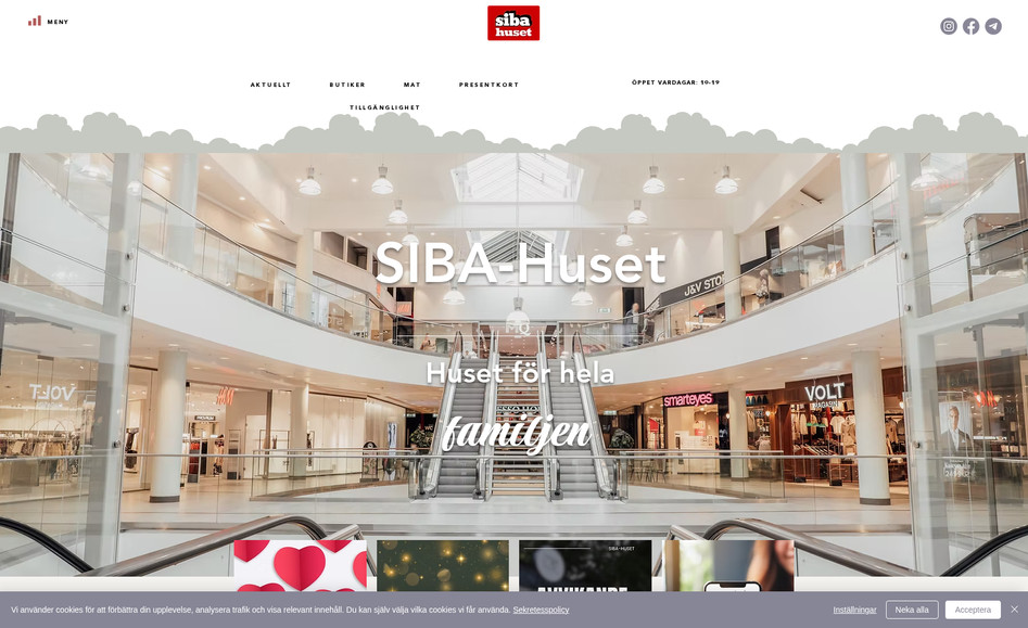 Sibahuset: Redesign från grunden (blank canvas) av Siba Huset hemsidan