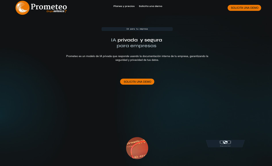 Prometeo: Diseño web integral.