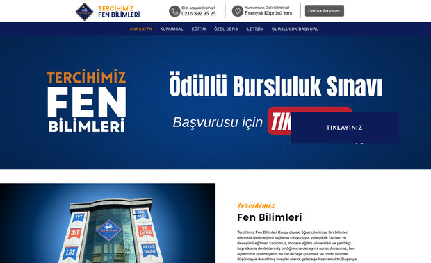 Tercihimiz Fen Bilimleri: 