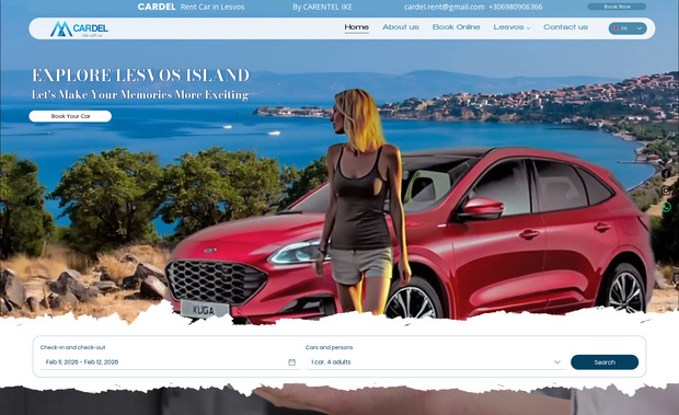 CarDel: A multilingual website rental cars