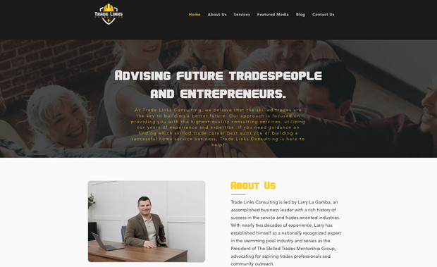 TradeLinksConsulting: TradeLinksConsulting is Trade business website . This website was created by me completely by myself and every design was liked by the clients.  One of my beautiful works too