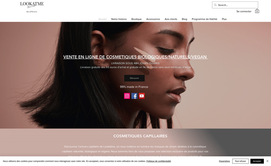LOOKATME : Site e-commerce