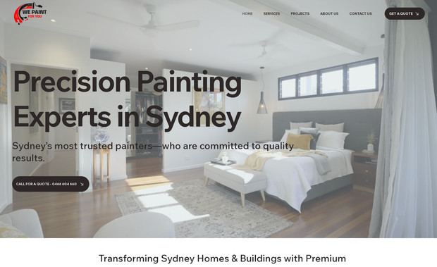 We Paint For You: We designed and developed a sleek, high-performing website for a professional painting contractor, built to showcase their expertise in residential and commercial painting. The site features a modern, user-friendly design with easy navigation, bold visuals, and compelling calls to action that drive customer enquiries.

Key elements include:
✅ A clean and professional aesthetic that reflects the quality of their workmanship
✅ SEO-optimised content to improve search rankings and attract local customers
✅ A detailed services page highlighting interior, exterior, and specialty painting services
✅ A portfolio/gallery section showcasing past projects with high-quality images
✅ Customer testimonials to build trust and credibility
✅ A streamlined contact form and quote request system for easy customer engagement

This website not only enhances the company’s online presence but also positions them as a trusted, go-to painting contractor in their area. Built for both desktop and mobile responsiveness, it ensures a seamless user experience across all devices.

🚀 Designed for conversions. Optimised for growth. Built to impress. 🚀