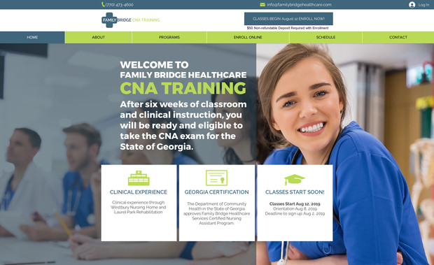Family Bridge CNA Training: Training in Georgia for a career as a Certified Nursing Assistant