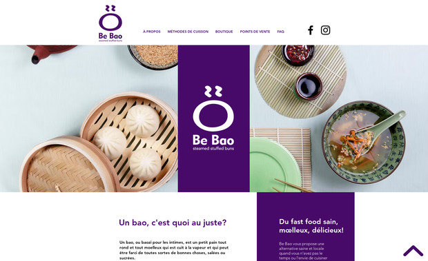 Be Bao: > Réalisation du site internet
> Création du logo et de l'identité visuel