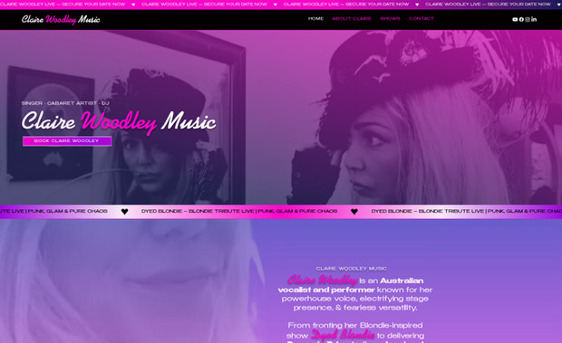 Claire Woodley Music: 