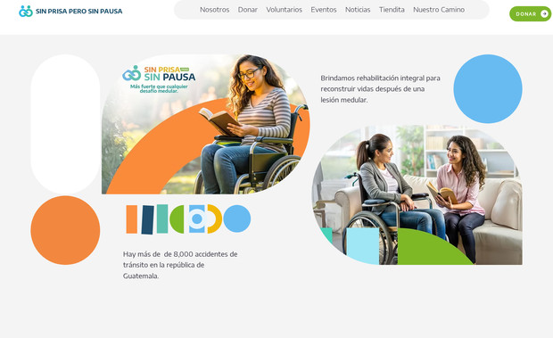 SINPA: Organización sin fines de lucro, incluyendo gestión de donaciones, eventos, tienda y gestión de miembros.