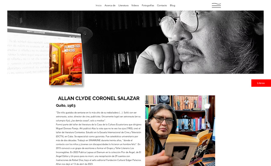 Allan Coronel Salazar: Empresa: Poeta y Escritor
País: Ecuador