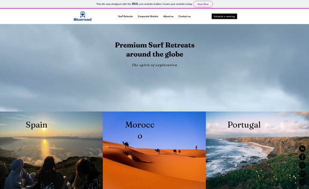 Blueroad Experience: Rediseño y actualización del sitio web Blueroad Experience. Empresa de viajes premium a diversos lugares del mundo. 

En este sitio web, se busco transmitir la experiencia que vivirán las usuarios/clientes a realizar los viajes que brinda la empresa. Las imágenes y videos son la característica principal de la web. 
Se optimizo la seccion de carrito para que la optima experiencia del usuario. 
Se realizaron las pruebas correspondiente y la configuración SEO.