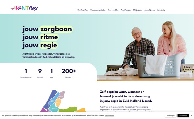 AvantFlex: Created a sleek, modern website for AvantFlex, a Dutch company specializing in flexible labor solutions. The new Wix site clearly communicates their services, values, and sector expertise, with an intuitive layout tailored to both employers and job seekers. The site is fully responsive, bilingual (Dutch and English), and designed for easy content updates via the Wix CMS.
