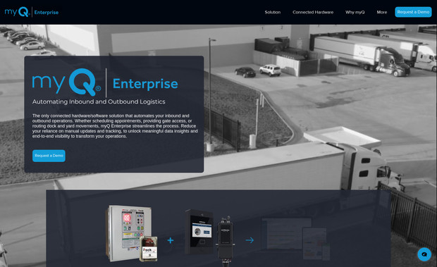 myQ Enterprise: Website Design; Website Training; Advanced Feature Development