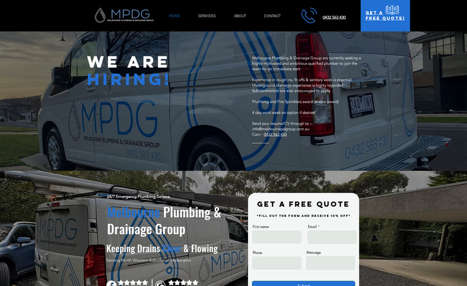 MPDG: Stephanie got in contact with me after seeing my work on my instagram page. She explained she just wanted an easy to use website, that has all the relevant information and contact details. She also wanted the website/pages to be optimised more google ads as she wanted to run google ads.

She was so happy with the website she asked if we could take care of running her google ad accounts. I'm currently in the process of starting to run ads. 