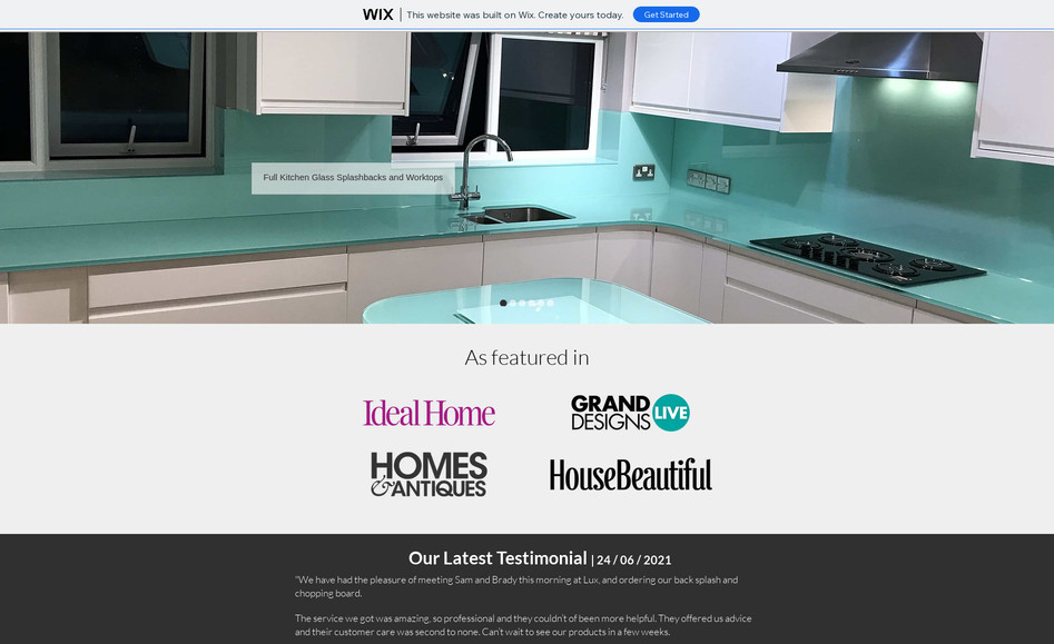 Luxglass: Custom quotation calculator for bespoke glass production company