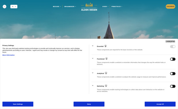 Alden Biesen V2: Brand Identity, Webdesign and SEO for Belgium Goverment
