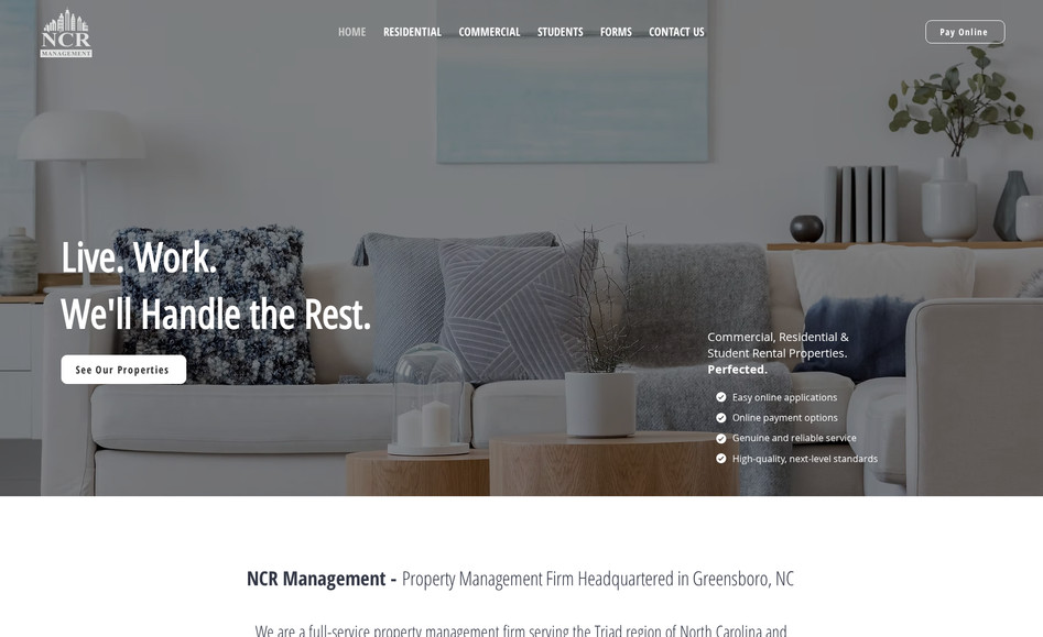 NCR Management: Responsive web design, SEO, hosting, maintenance & management