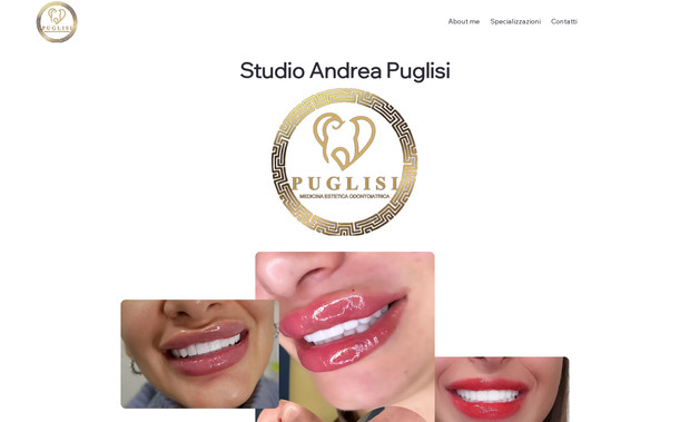 Studio Andrea Puglisi: Creazione di un sito web professionale per un dentista di Milano. 