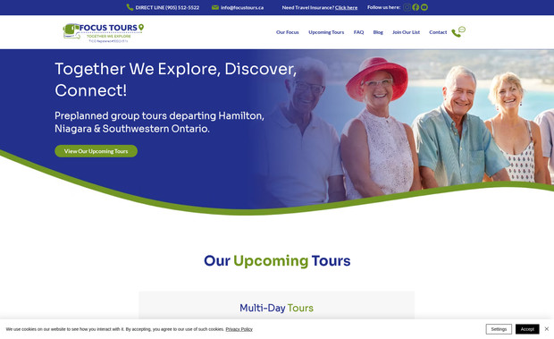 Focus Travel: Classic Website