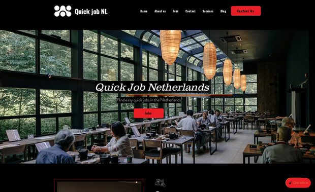 FindjobNL: Website Redesign : 

We redesigned the Quick Job NL website to transform its outdated and unstructured layout into a clean, professional design. The original site had misplaced text, inconsistent fonts, and poorly aligned images, giving it a cluttered appearance. Our redesign focused on improving visual balance, typography, and layout to create a more modern and user-friendly experience that reflects the professionalism of the brand.
