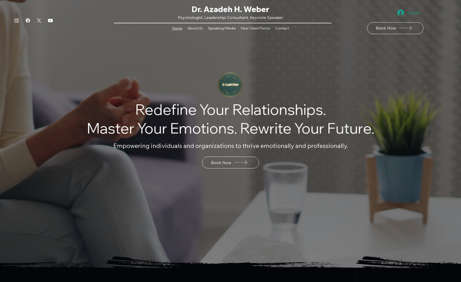Drazadehweber: Project: Dr. Azadeh Weber – Website Design

Designed a modern, professional, and user-friendly website using Wix Studio. Focused on clean UI, responsive design, and SEO optimization for better visibility. Integrated branding, smooth navigation, and interactive elements to enhance user engagement.