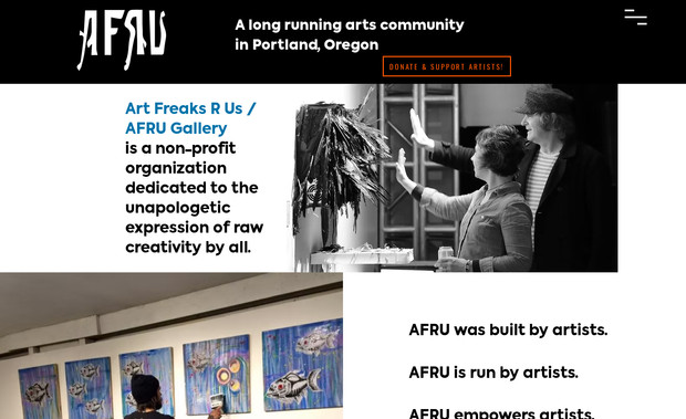 Afru: Full web design, Content Management System and searchable database.