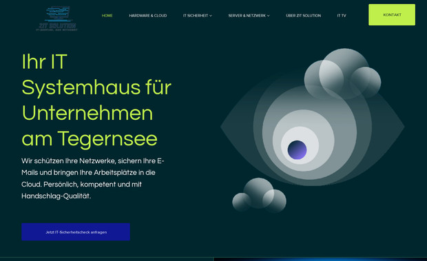 Zit Solution: Relaunch der Webseite; SEO; Content-Erstellung; KI-Bot Programmierung und Integration