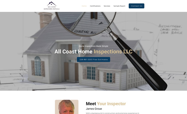 James Groue: I designed and optimized. Currently, I'm working on SEO to help it rank on Google.