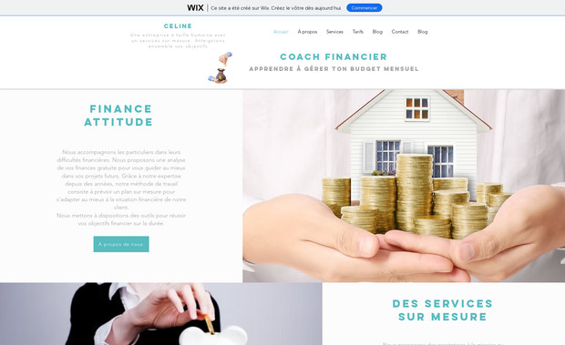 Finance attitude: Petit projet site vitrine 