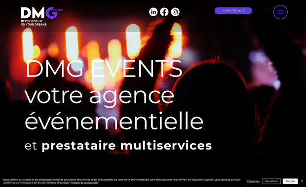 DMG EVENTS: Société d'évènementiel