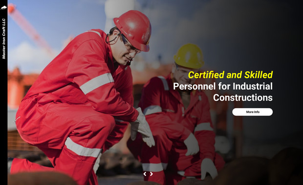 MIC: Landing Page ideal para empresa de contratación de servicios, es un sitio creado para que contratar y solicitar trabajo.