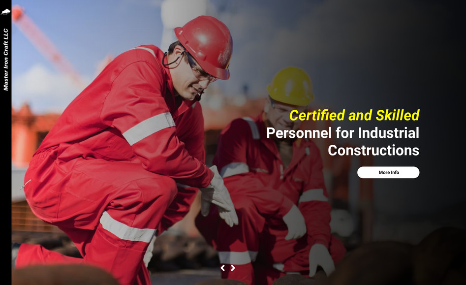 MIC: Landing Page ideal para empresa de contratación de servicios, es un sitio creado para que contratar y solicitar trabajo.