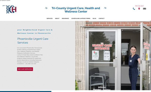 Tri Country Health - SEO & Conversion Rate Optimization: CHALLENGE - A new urgent care center and medical facility that needed immediate patient growth and visibility in their service area

RESULTS
- Ranking 1, 2, or 3 across &amp;gt;100 search terms and local packs
- PPC conversion rates over 10%
- Immediate creditability within their local community