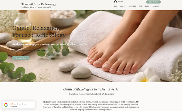 Tranquil Paths Reflexology: Project: Tranquil Paths Reflexology – Wellness Website & Local SEO Development

Client: Tranquil Paths Reflexology
Industry: Holistic Wellness / Reflexology Therapy
Services Provided: Website Design, SEO Optimization, Content Marketing, Local Search Strategy

Tranquil Paths Reflexology is a holistic wellness practice focused on helping clients reduce stress, restore balance, and support overall well-being through professional reflexology treatments. Reflexology is a therapeutic practice that applies targeted pressure to specific points on the feet, hands, and ears that correspond to different organs and systems in the body.

Wave Genius partnered with Tranquil Paths Reflexology to create a calming, professional digital presence that reflects the peaceful nature of the practice while improving local visibility for reflexology services.

Project Objectives

The primary goals of the project were to:

Create a relaxing and welcoming website experience for potential clients

Educate visitors about the benefits of reflexology therapy

Improve local search visibility for reflexology and wellness services

Encourage online appointment inquiries and consultations

Because many visitors are unfamiliar with reflexology, the website needed to provide clear, accessible explanations of the therapy while building trust and credibility.

Website Design & User Experience

Wave Genius designed the website with a soothing visual style that reflects the calming nature of reflexology therapy.

Key design elements included:

Soft color palettes and natural imagery to promote relaxation

Clear explanations of reflexology and its wellness benefits

Service pages outlining treatment options and session details

Easy-to-navigate layout designed to guide visitors toward booking sessions

The overall design helps create a digital environment that mirrors the peaceful experience clients expect from a wellness treatment.

Educational Content Strategy

A major component of the project involved building educational content that helps potential clients understand reflexology and how it supports wellness.

Content topics included:

How reflexology works and the science behind pressure points

The benefits of reflexology for stress relief and relaxation

Reflexology and its role in holistic wellness practices

What clients can expect during their first session

This educational approach helps remove uncertainty while positioning the business as a knowledgeable wellness provider.

Local SEO Implementation

Wave Genius implemented a local SEO strategy designed to help Tranquil Paths Reflexology appear in search results when individuals look for wellness and reflexology services in their area.

Key SEO initiatives included:

Search-optimized service pages targeting reflexology-related keywords

Metadata optimization and structured page headings

Internal linking to improve website navigation and indexing

Content designed to answer common wellness and therapy questions

These improvements help attract individuals actively searching for stress relief, holistic wellness treatments, and reflexology services.

Positioning & Long-Term Growth

The Tranquil Paths Reflexology website was built to serve as both an educational resource and a client acquisition platform. By combining calming design, informative content, and strategic SEO, Wave Genius created a digital foundation that supports long-term growth while helping more people discover the benefits of reflexology therapy.

The result is a welcoming online presence that reflects the core mission of the practice—helping clients slow down, restore balance, and follow a more tranquil path toward wellness.