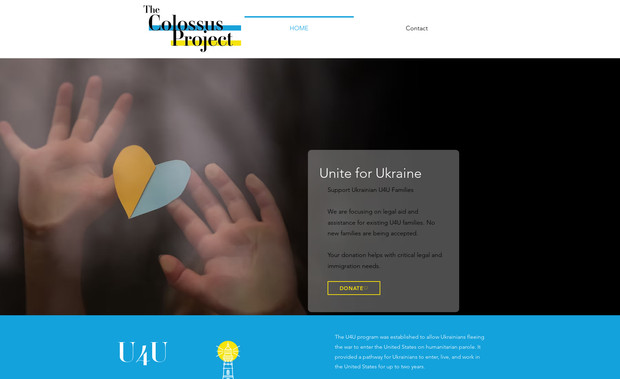 Thecolossusproject O: Full website redesign, logo design, copywriting. 