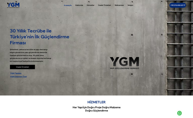 EGM Yapı Güçlendirme: Web Tasarım