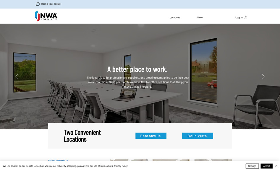NWA Workplaces: Website migration from WordPress to Wix